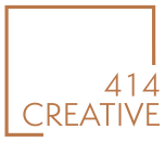 The 414 Creative Logo showing the words 414 Creative inside of a square