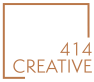 The 414 Creative Logo showing the words 414 Creative inside of a square
